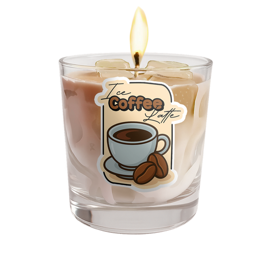 Ice Coffee Latte Kerze