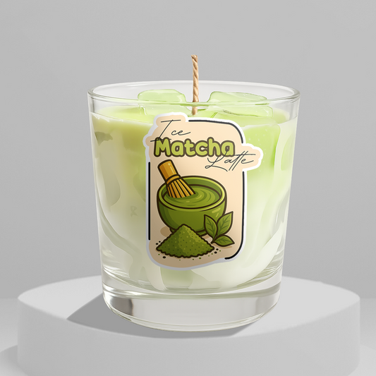 Ice Matcha Latte Kerze